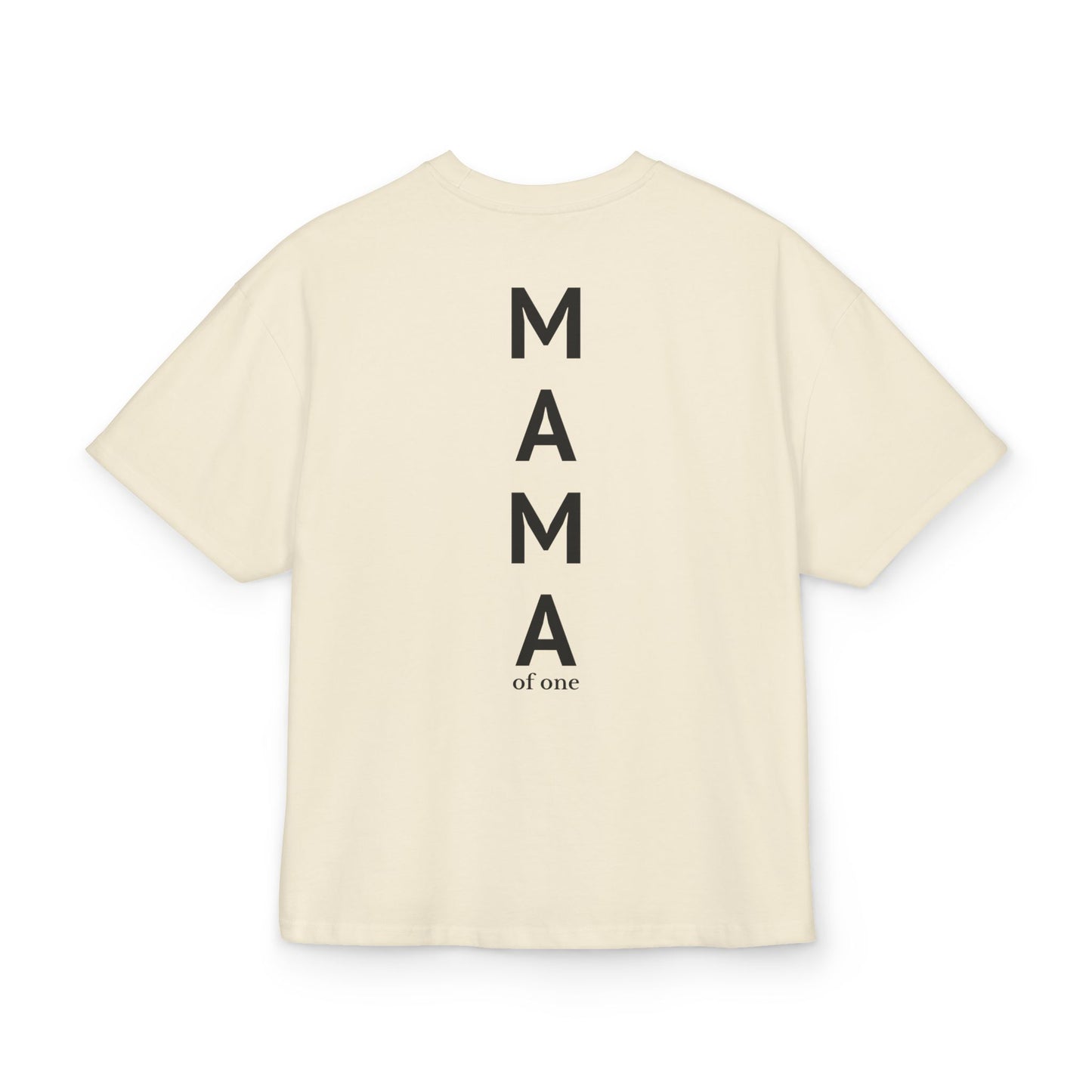 Mom of One Shirt Cooles Oversize Mama T-Shirt mit Rückendruck MAMA for One Bequem & stylisch