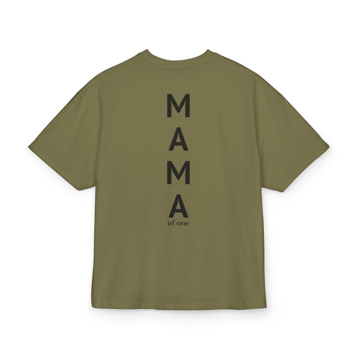 Mom of One Shirt Cooles Oversize Mama T-Shirt mit Rückendruck MAMA for One Bequem & stylisch