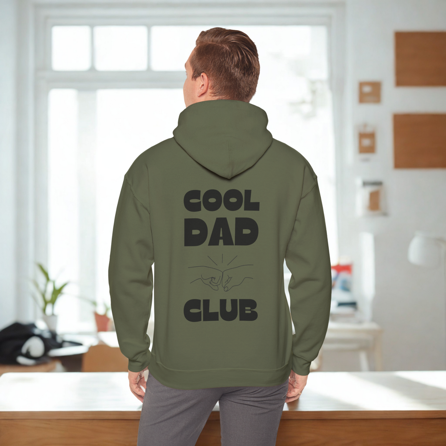 PAPA Hoodie – Cool Dad Club | Bequemer Organic Hoodie für stolze Väter | Geschenk für Papa