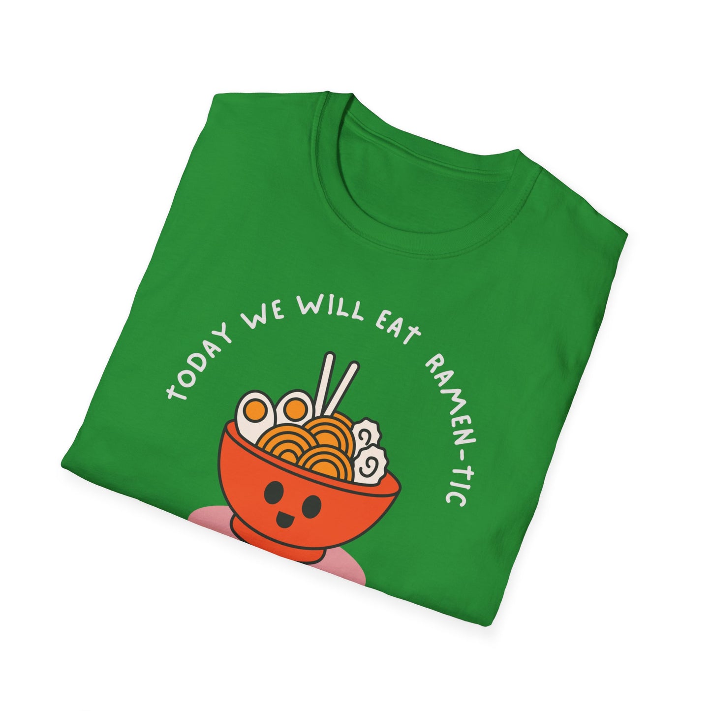 Ramen-tic essen T-shirt Lustige Sprüche, Ramen und Sushi Lover, Perfektes Geschenk Unisex, Minimalistisches Design