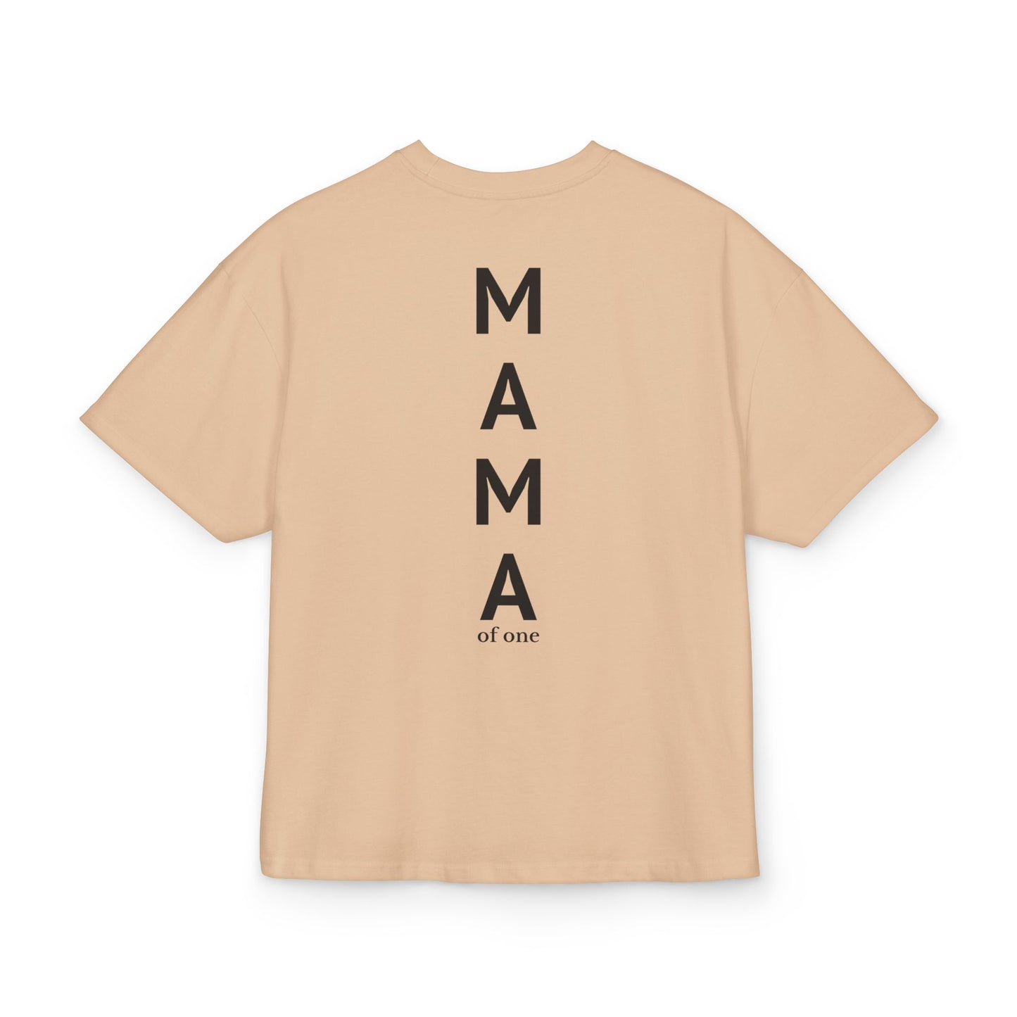 Mom of One Shirt Cooles Oversize Mama T-Shirt mit Rückendruck MAMA for One Bequem & stylisch
