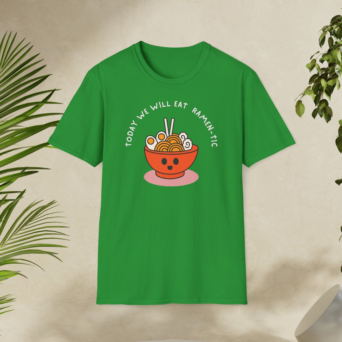 Ramen-tic essen T-shirt Lustige Sprüche, Ramen und Sushi Lover, Perfektes Geschenk Unisex, Minimalistisches Design