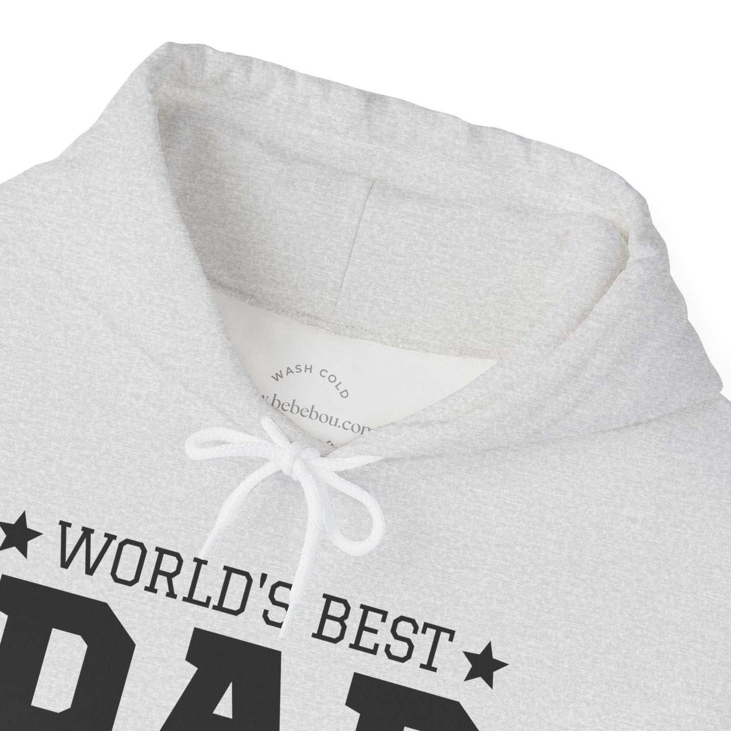 World Best DAD Hoodie | Bequemer Organic Hoodie für stolze Väter | Geschenk für Papa