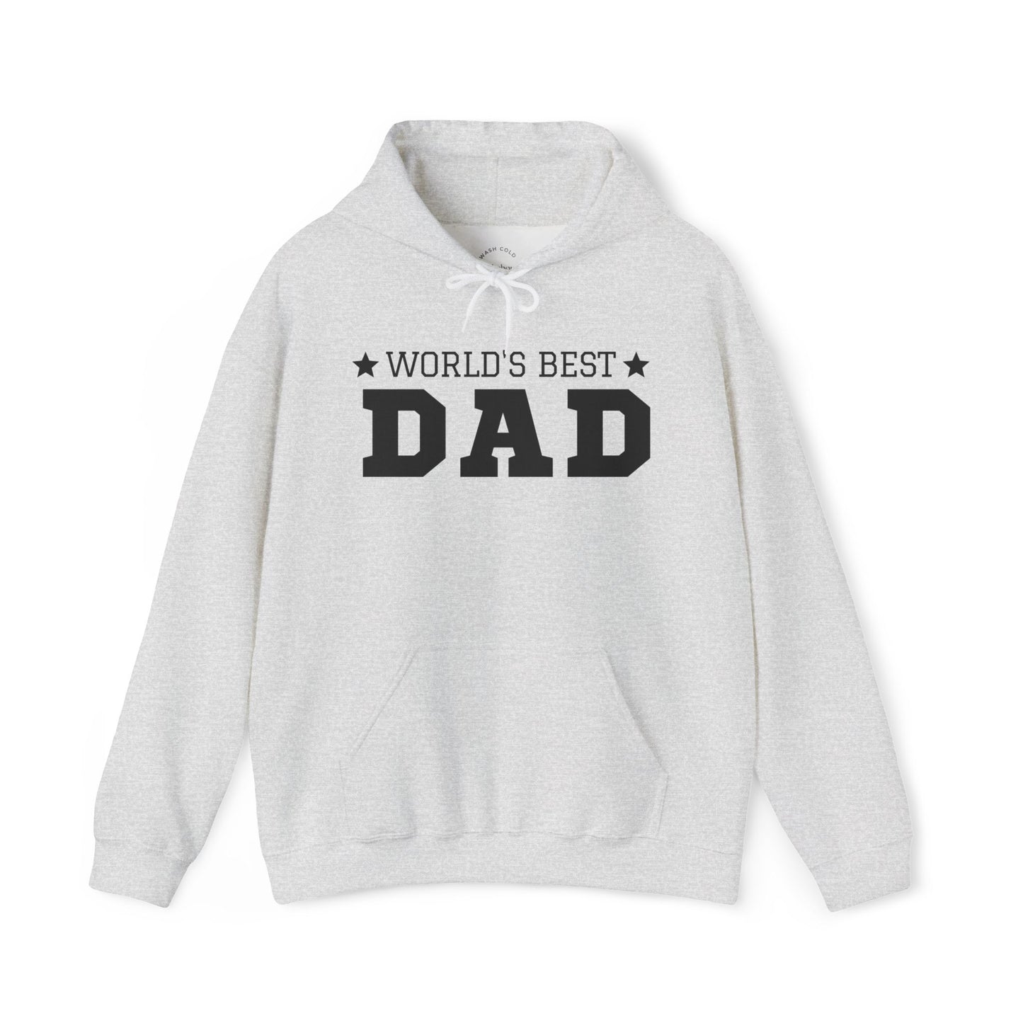 World Best DAD Hoodie | Bequemer Organic Hoodie für stolze Väter | Geschenk für Papa