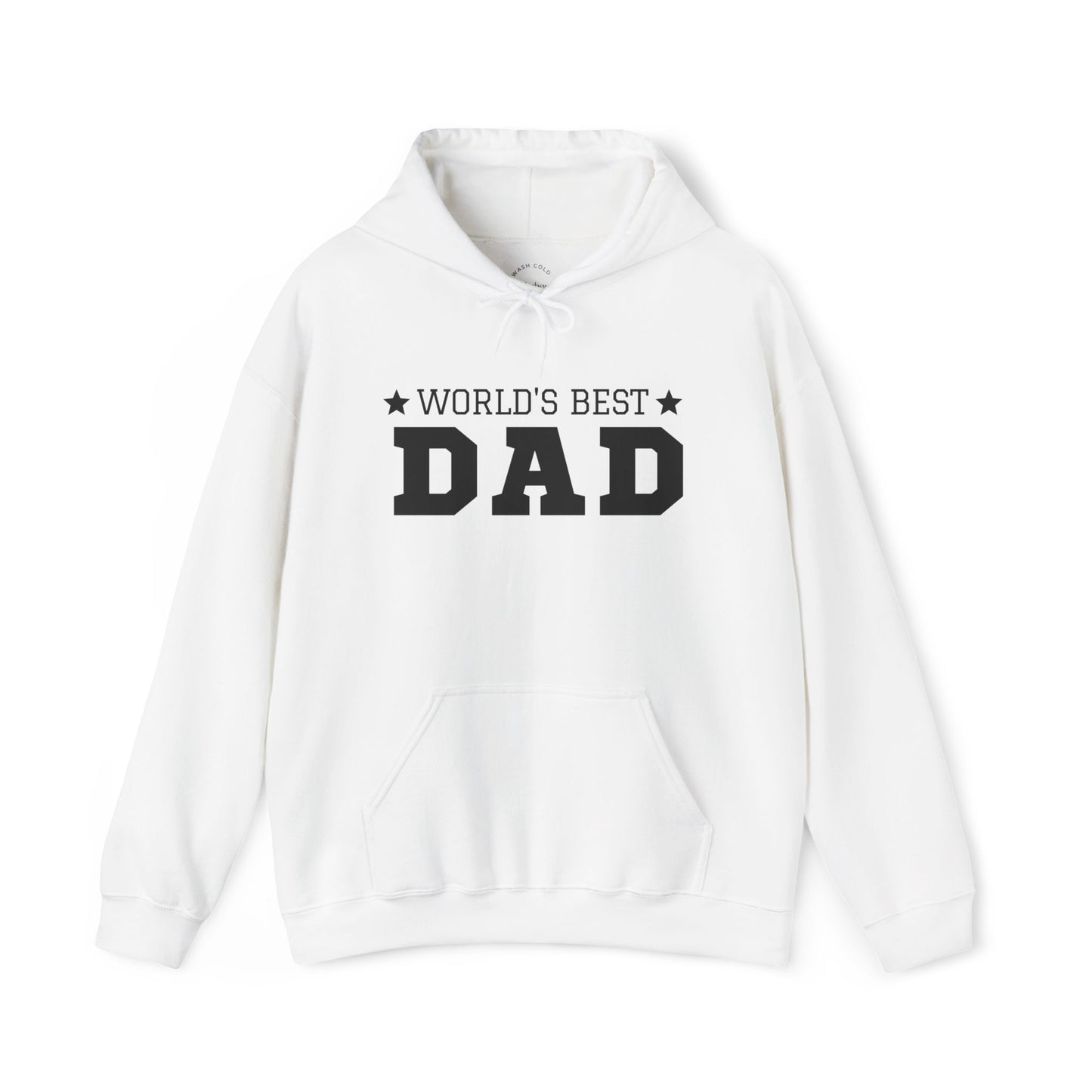 World Best DAD Hoodie | Bequemer Organic Hoodie für stolze Väter | Geschenk für Papa