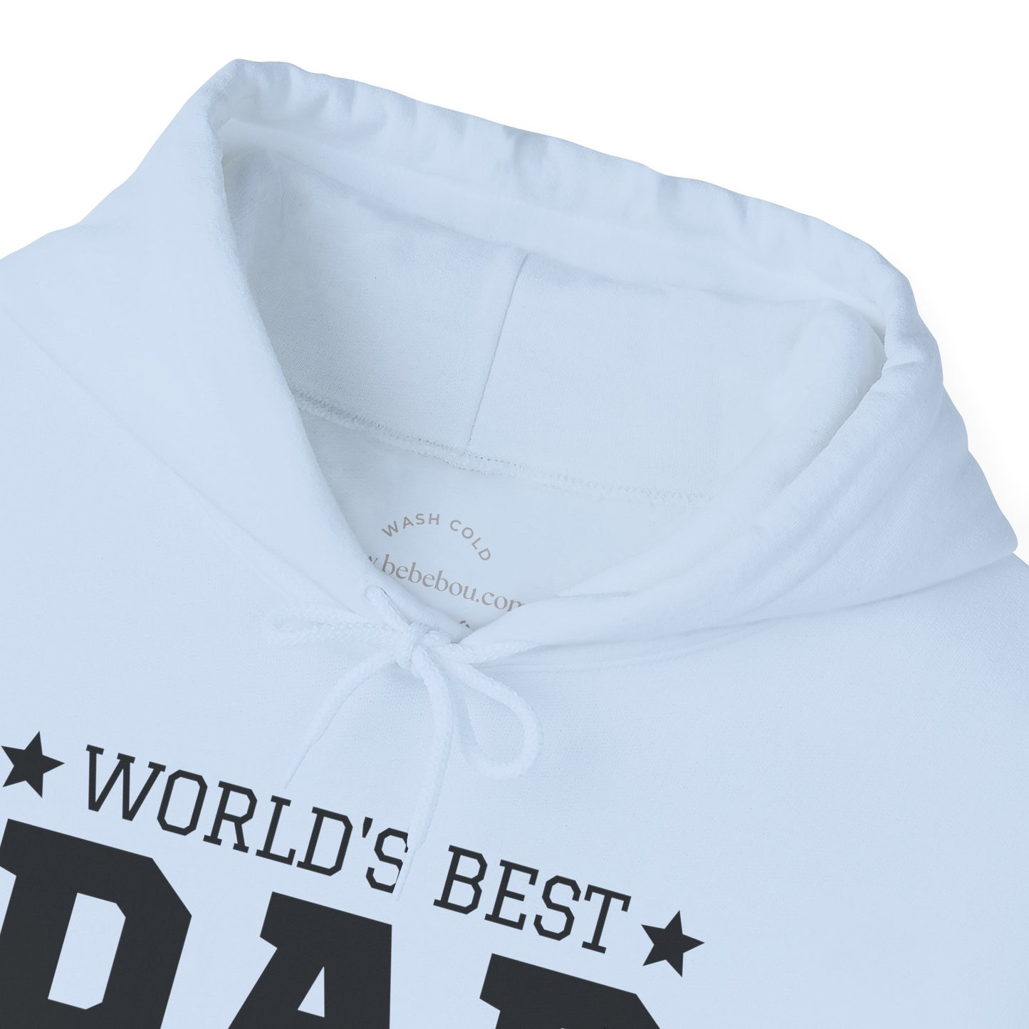 World Best DAD Hoodie | Bequemer Organic Hoodie für stolze Väter | Geschenk für Papa