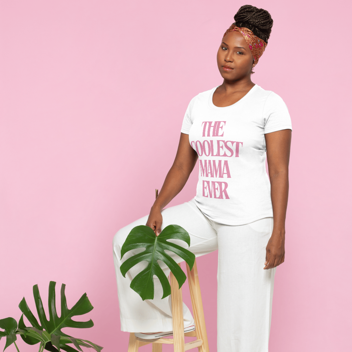 The coolest mama T-shirt Lustige Sprüche, Perfektes Geschenk für Mütter, Minimalistisches Design, T-shirt relax komfort