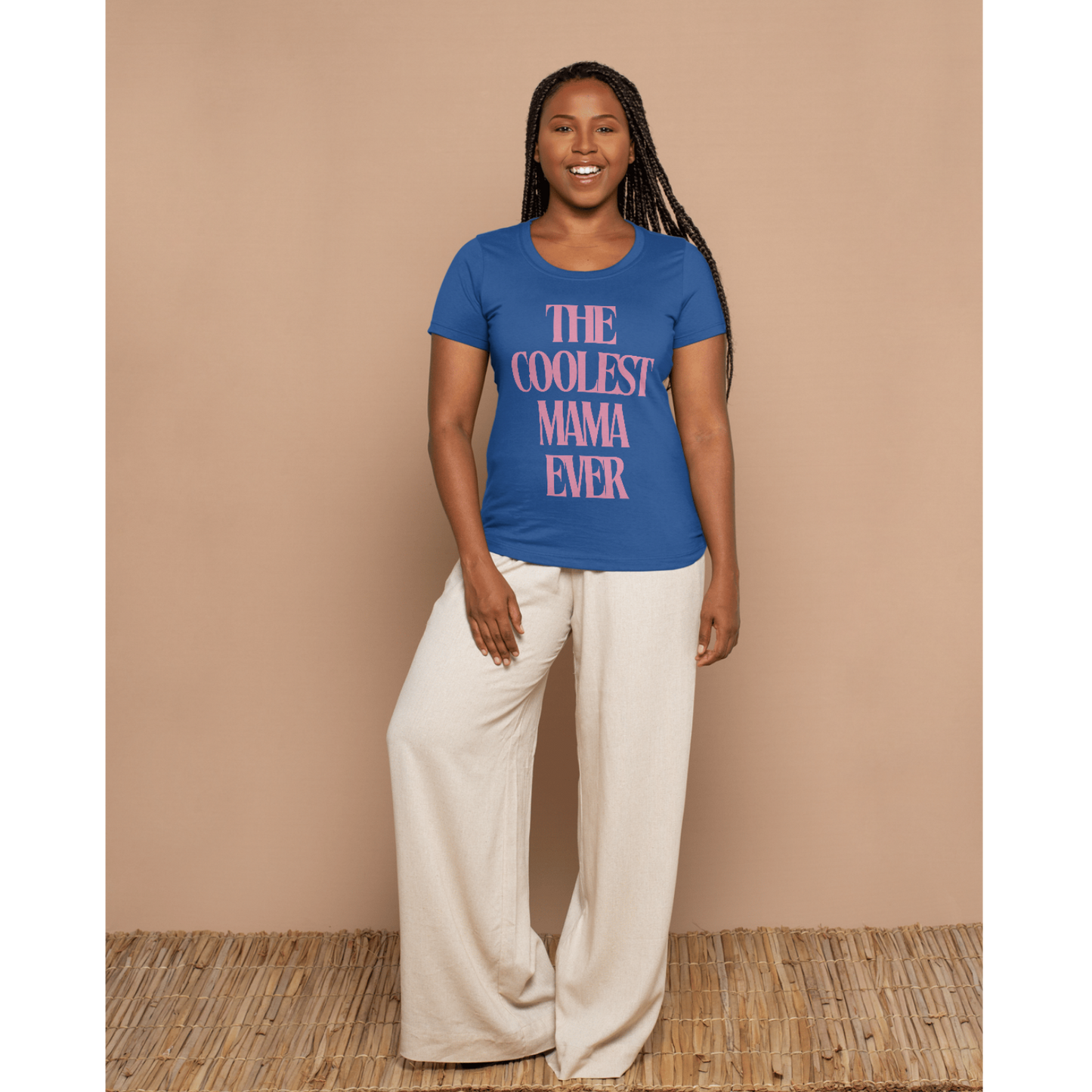 The coolest mama T-shirt Lustige Sprüche, Perfektes Geschenk für Mütter, Minimalistisches Design, T-shirt relax komfort