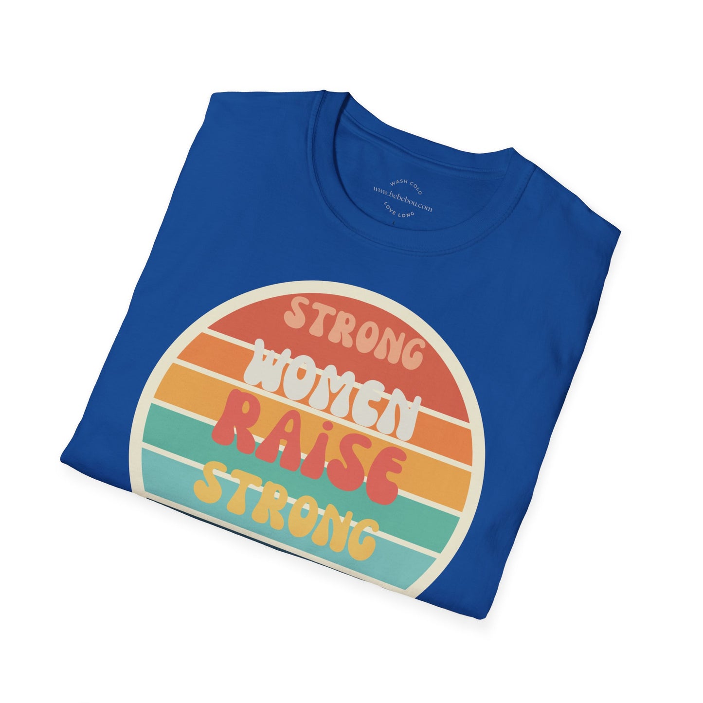 strong women raise strong girls T-shirt Lustige Sprüche, Perfektes Geschenk für Mütter, Minimalistisches Design, T-shirt relax komfort