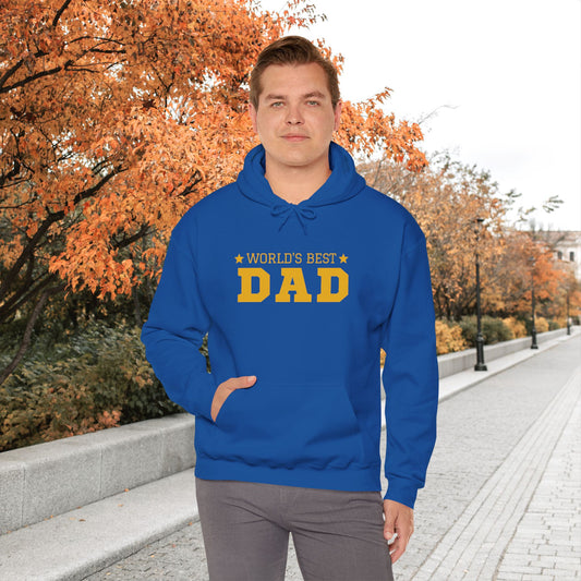 World Best DAD Hoodie | Bequemer Organic Hoodie für stolze Väter | Geschenk für Papa