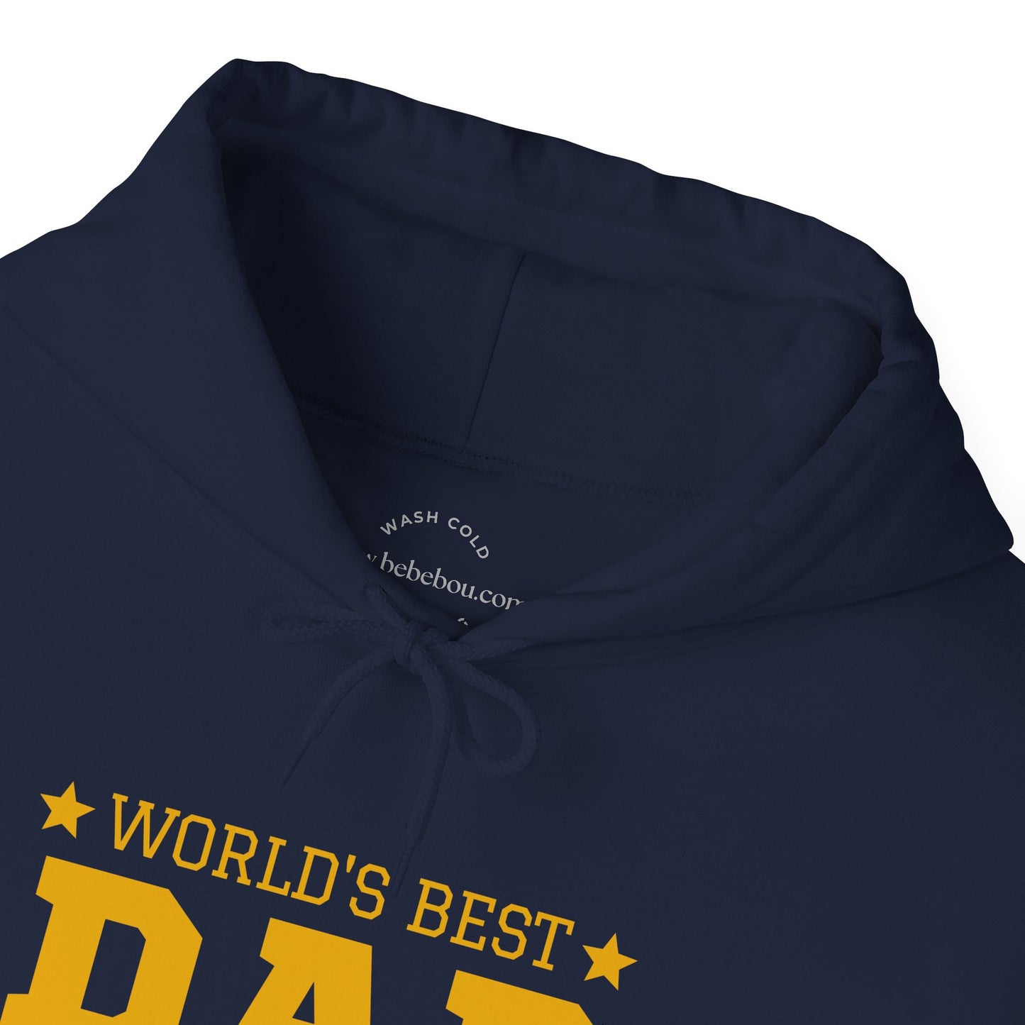 World Best DAD Hoodie | Bequemer Organic Hoodie für stolze Väter | Geschenk für Papa
