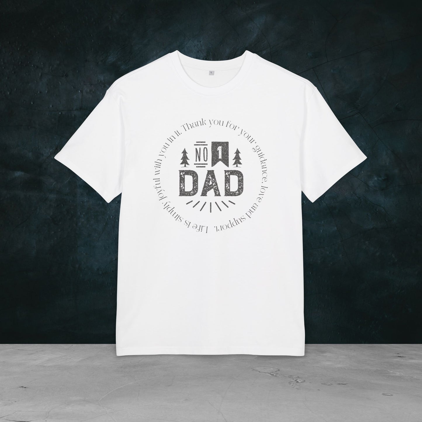 No. 1 Dad Oversize T-Shirt – Für den besten Papa der Welt | Bequem, Stylisch & Stolz